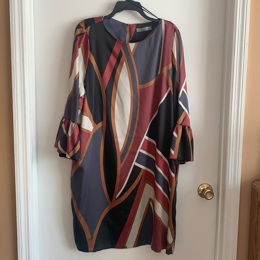 Fall special - Multi-color print dress
